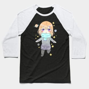 Manga space girl Baseball T-Shirt